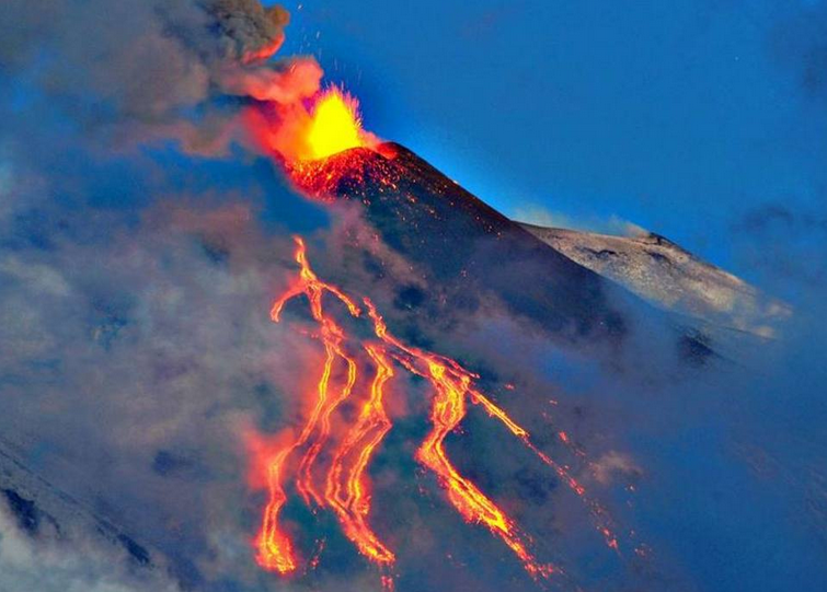 Etna Ausbruch 2014