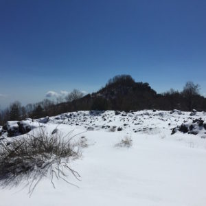 Schnee am Etna