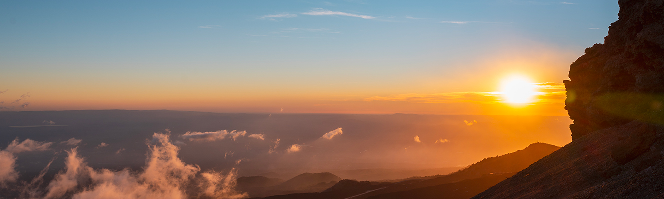 Ätna Halbtages Jeep Tour - Sonnenuntergang